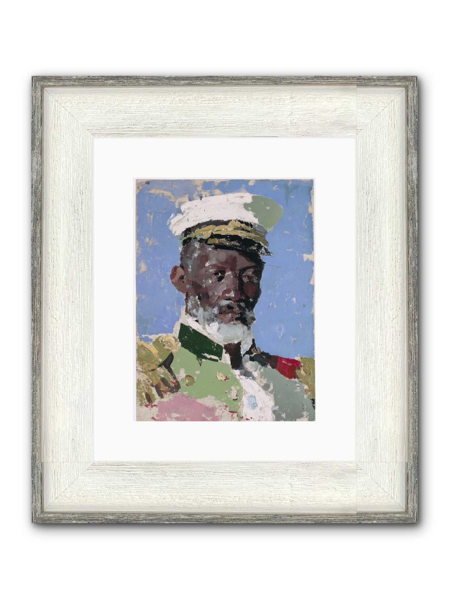 Grace Under Pressure Framed Print - Driftwood White 9x12