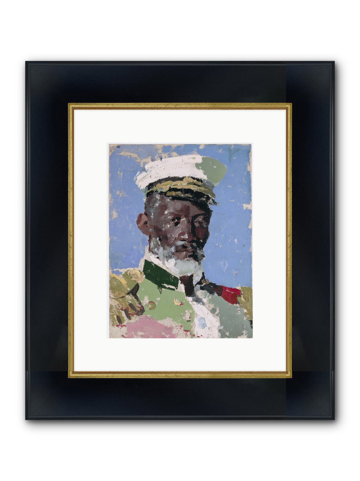 Grace Under Pressure Framed Print - Wide Black w/Gold 9x12