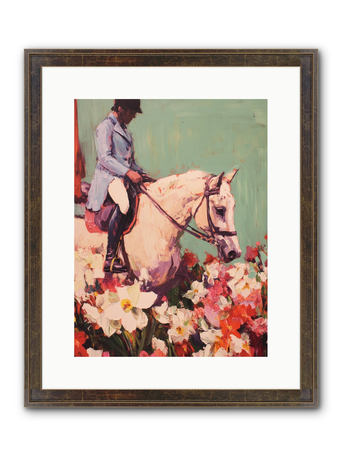 Graceful Biography Framed Print - Slimwoods Black/Gold 12x16