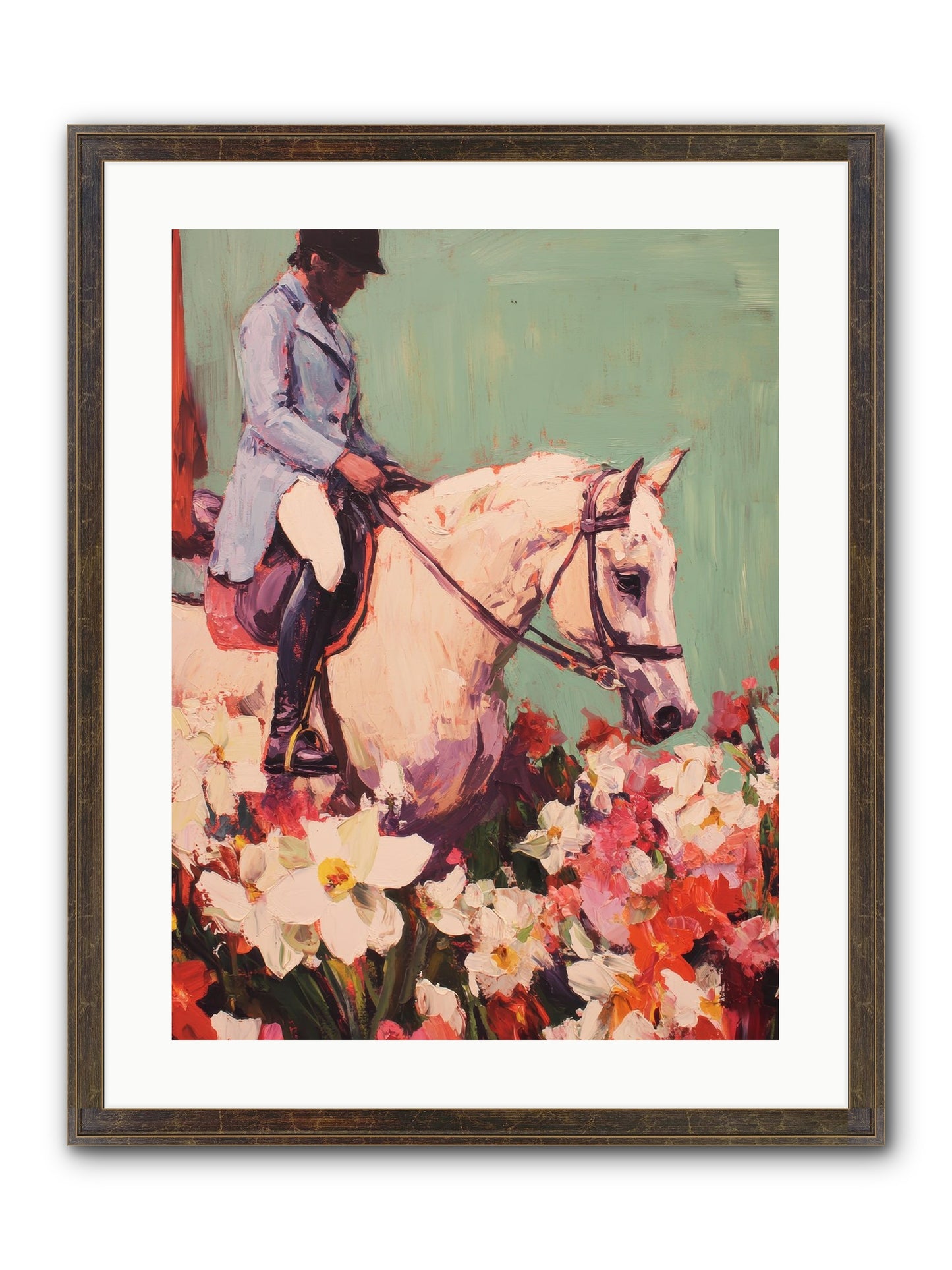 Graceful Biography Framed Print - Slimwoods Black/Gold 18x24