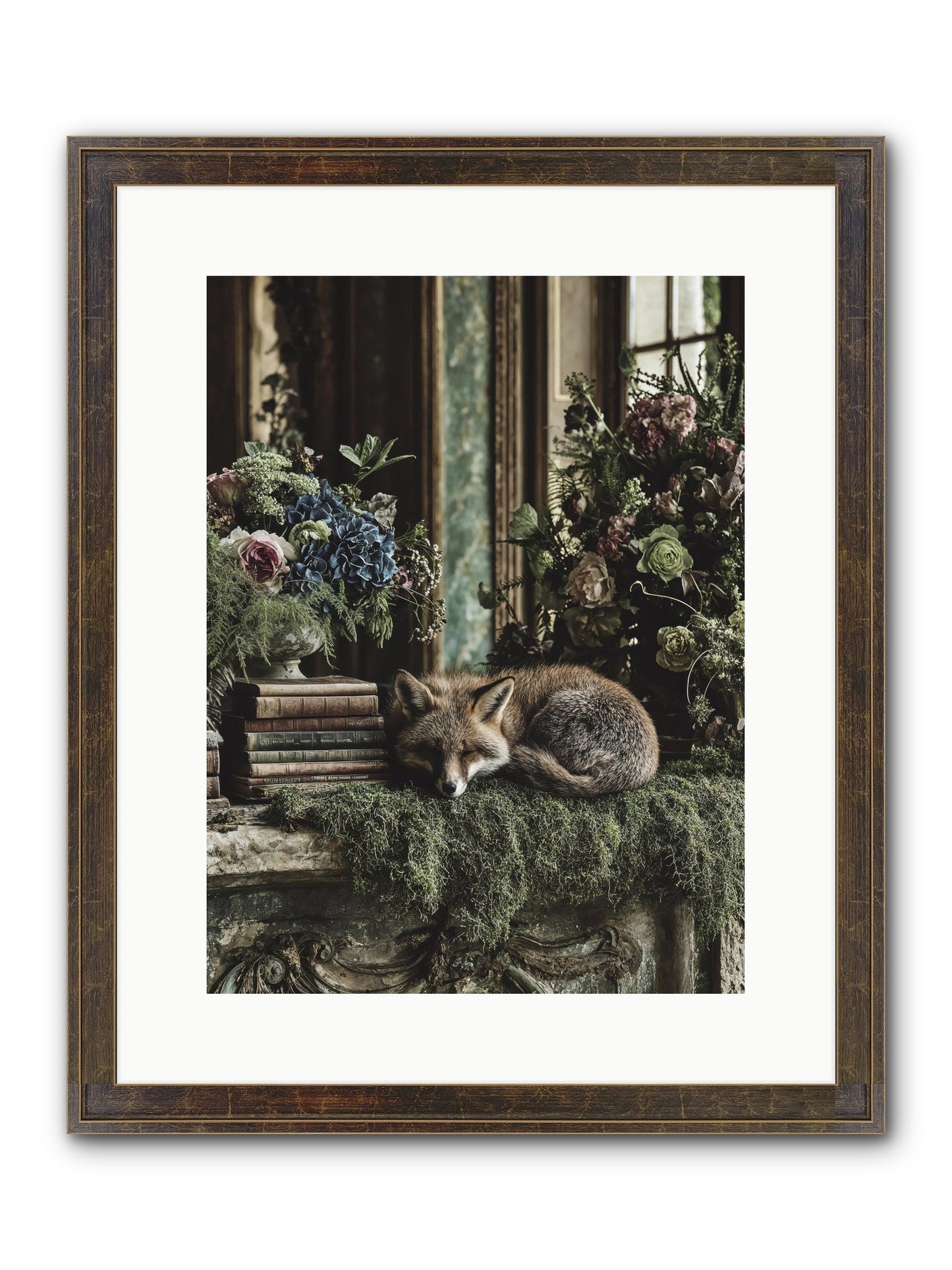 Grasshopper Framed Print - Slimwoods Black/Gold 12x16