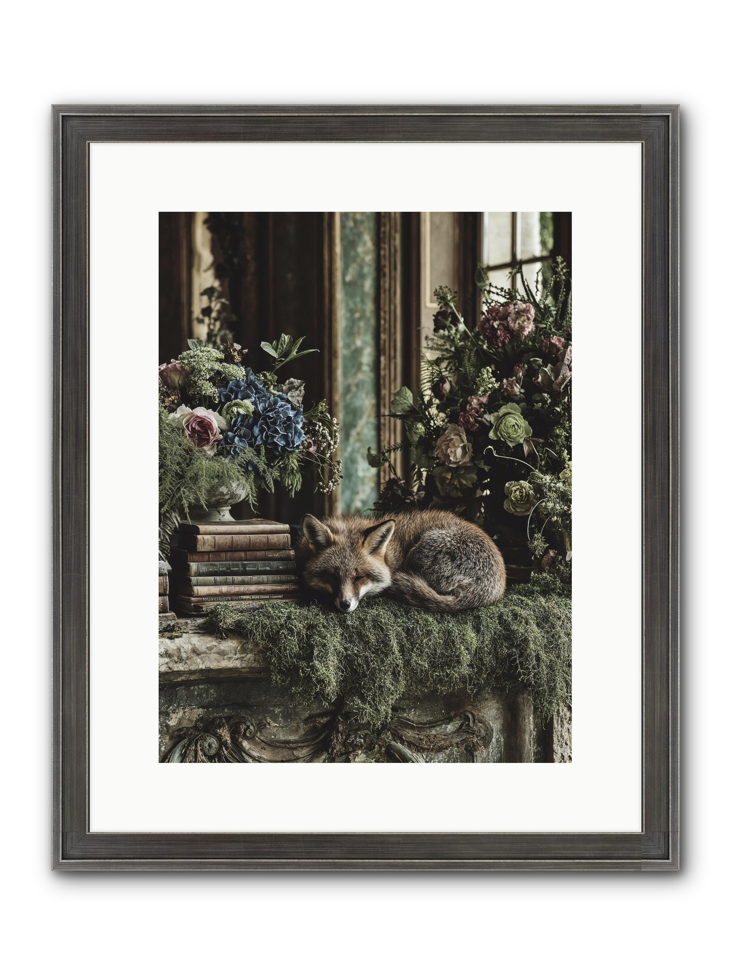 Grasshopper Framed Print - Slimwoods Black/Silver 12x16