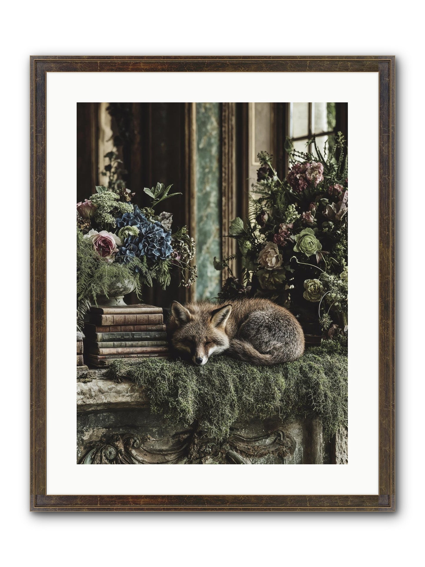 Grasshopper Framed Print - Slimwoods Black/Gold 18x24