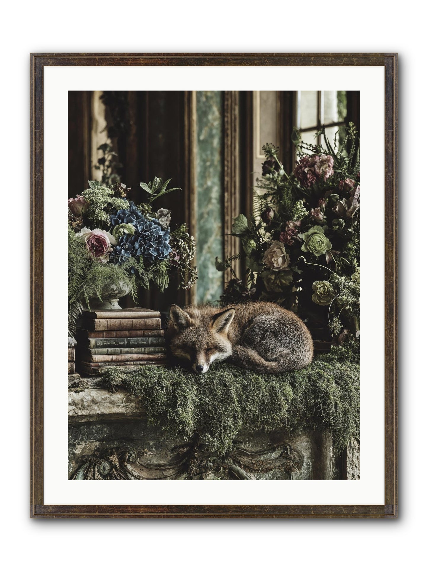 Grasshopper Framed Print - Slimwoods Black/Gold 24x32