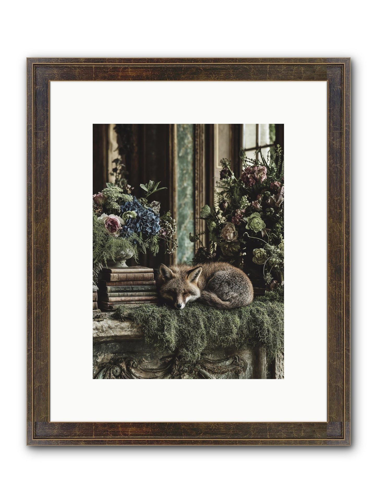 Grasshopper Framed Print - Slimwoods Black/Gold 9x12
