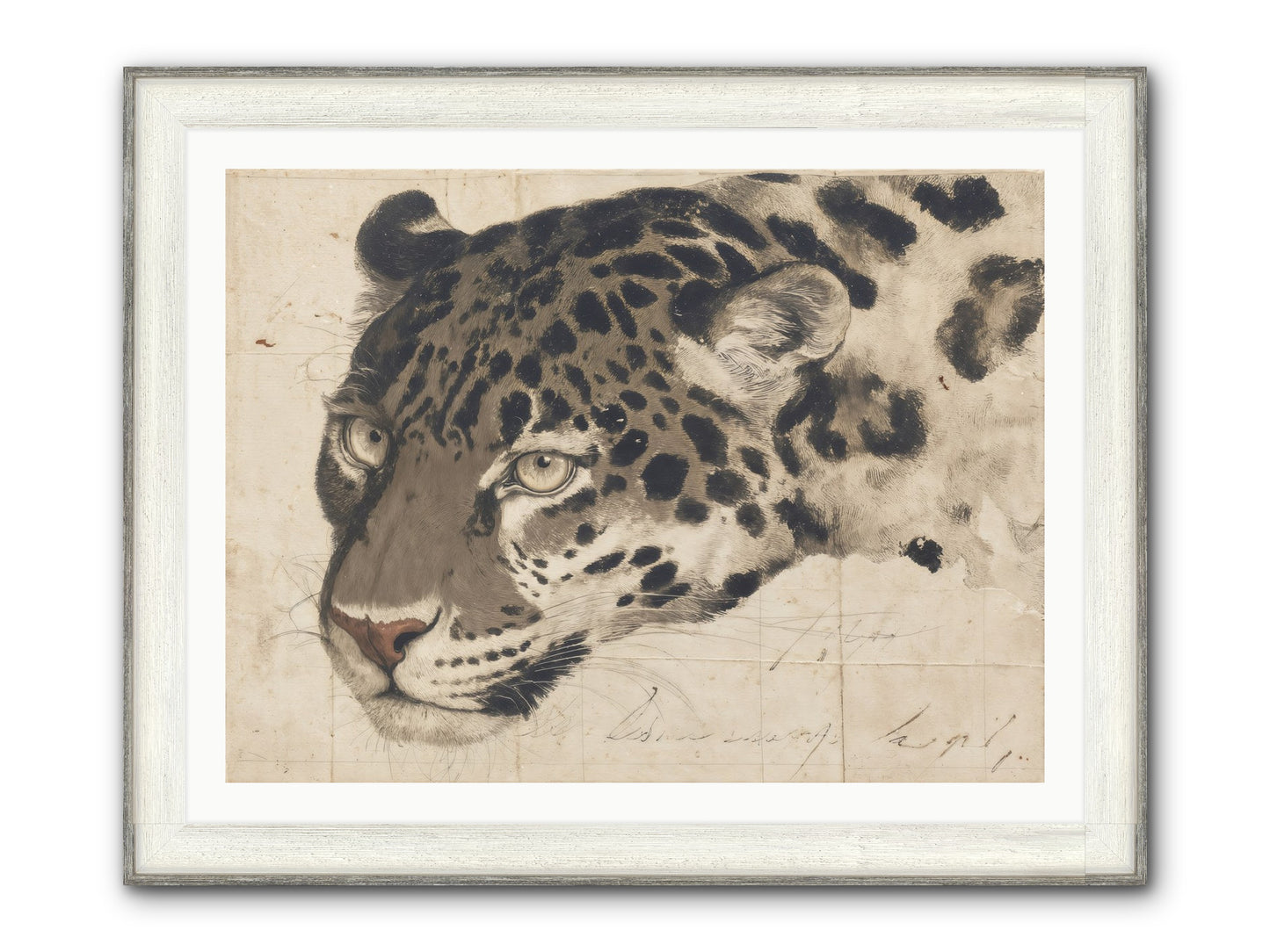 Greatness Abounds Framed Print - Driftwood White 40x30