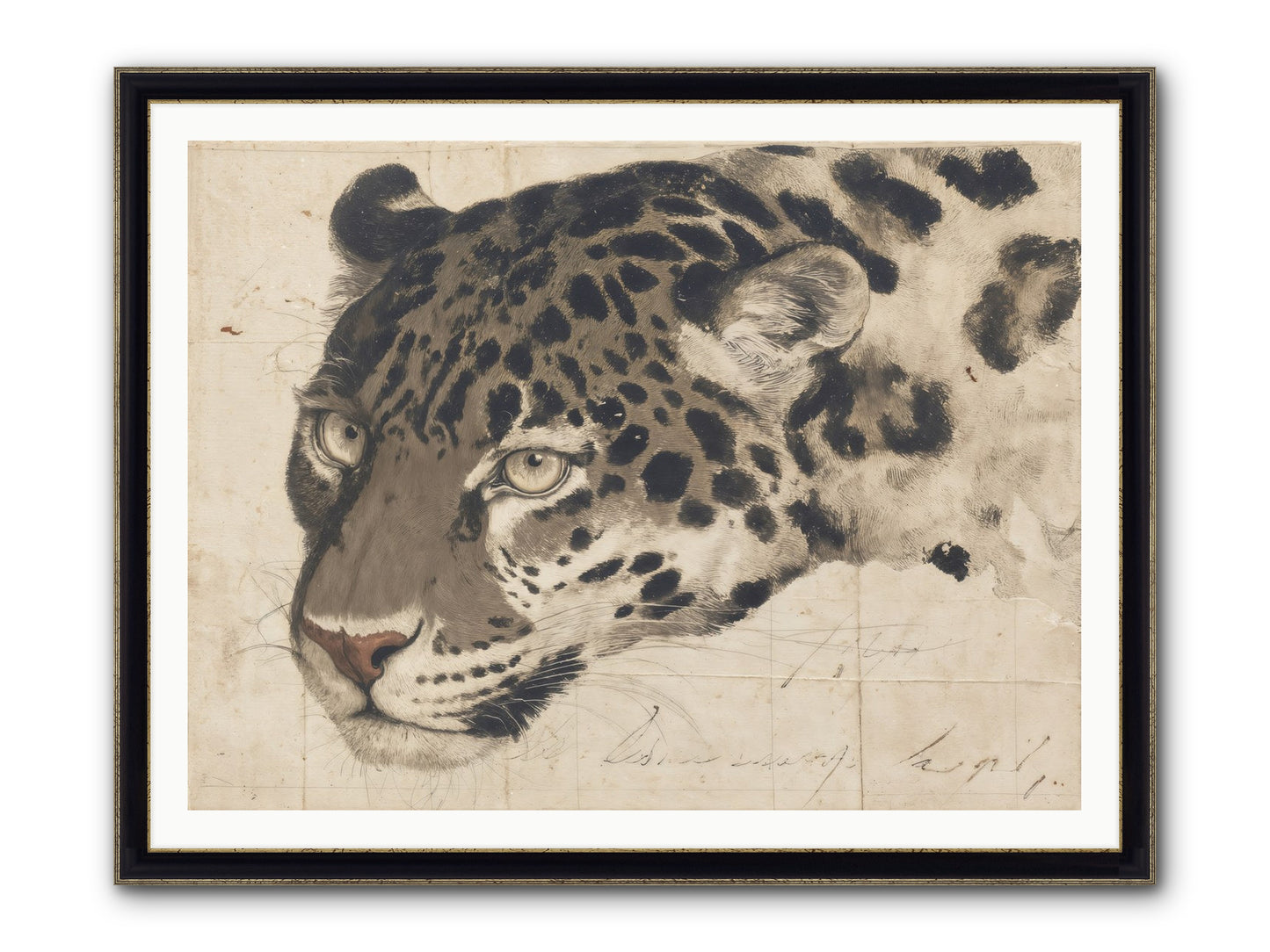 Greatness Abounds Framed Print - Black & Gold 48x36