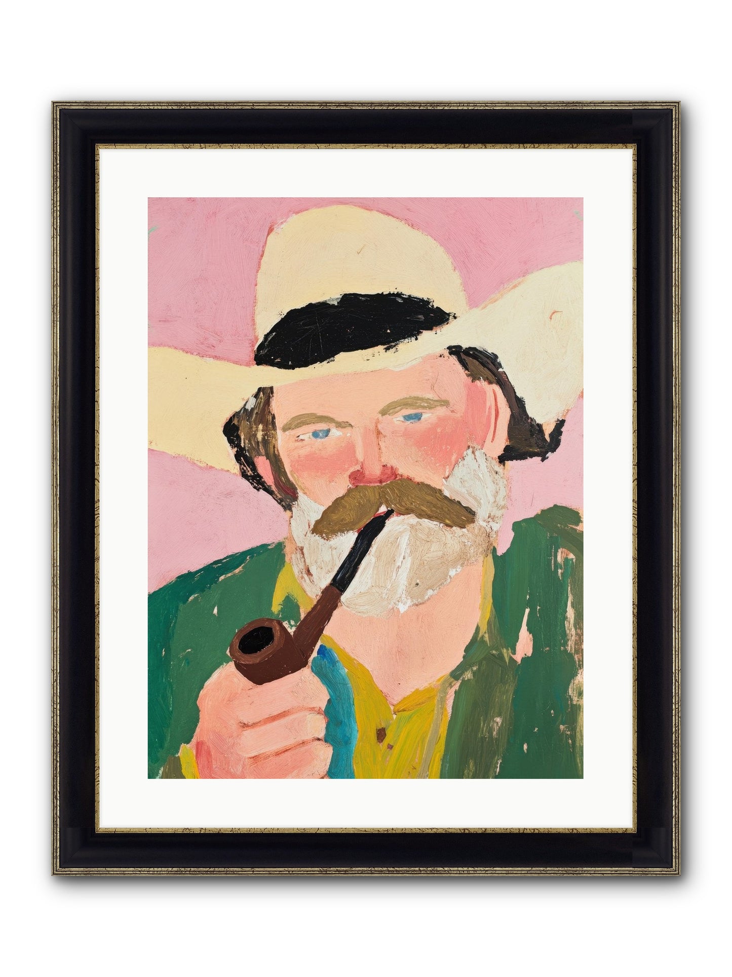 Grit & Glory Framed Print - Black & Gold 18x24