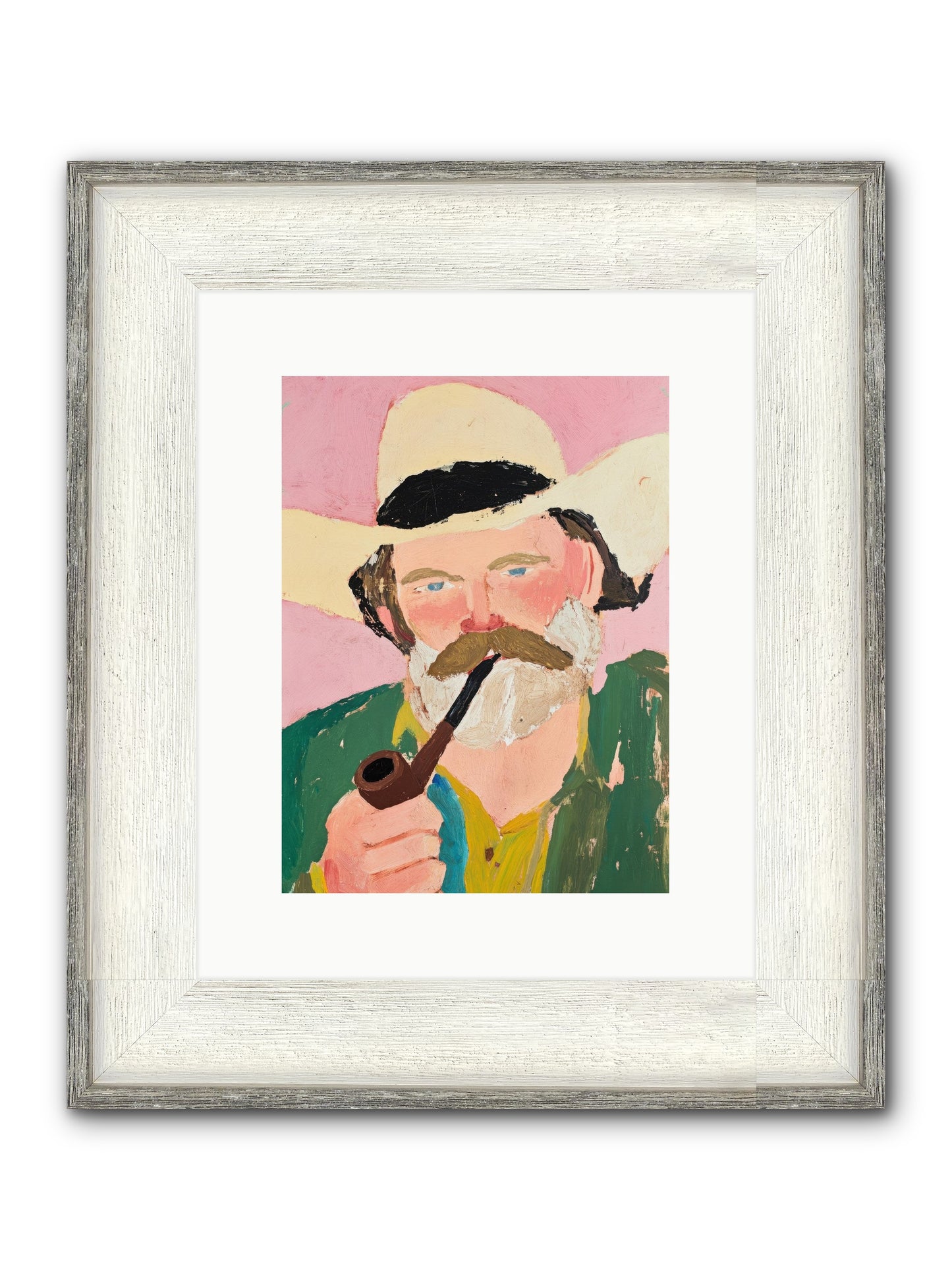 Grit & Glory Framed Print - Driftwood White 9x12