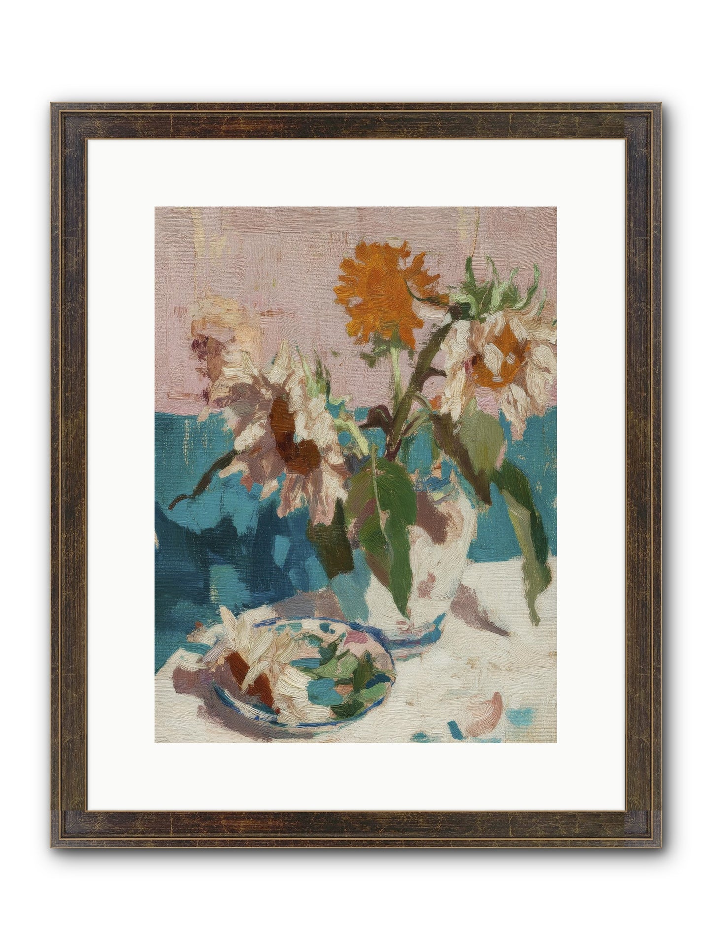 Grove Companion Framed Print - Slimwoods Black/Gold 12x16