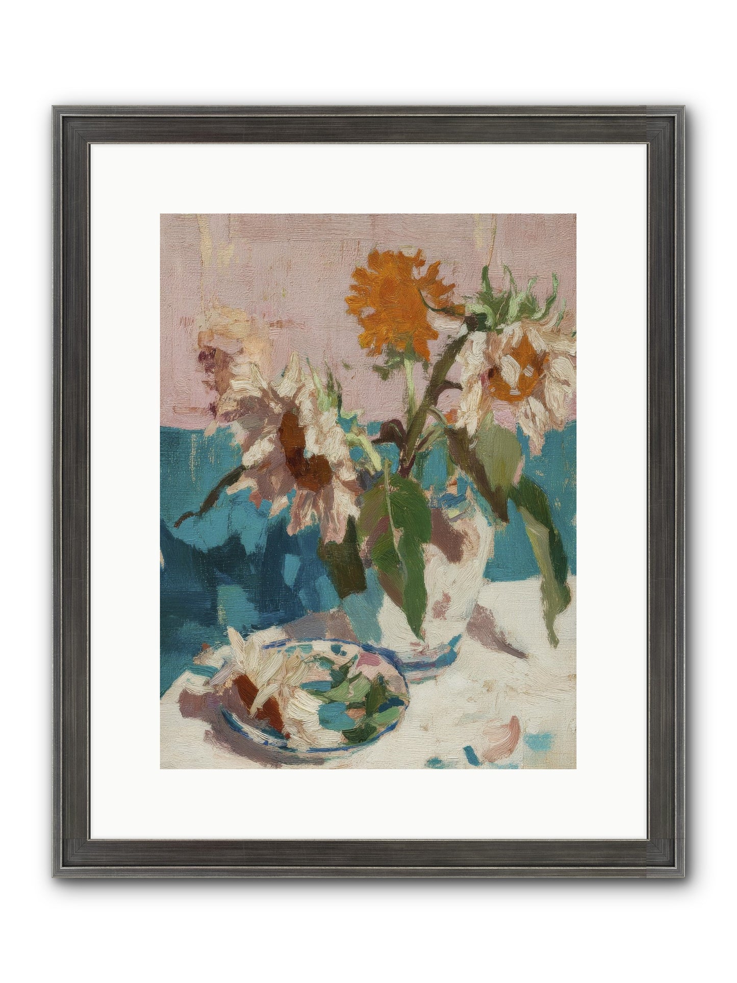 Grove Companion Framed Print - Slimwoods Black/Silver 12x16