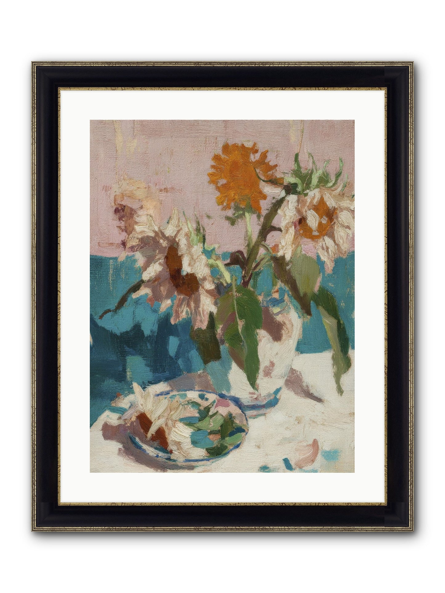 Grove Companion Framed Print - Black & Gold 18x24