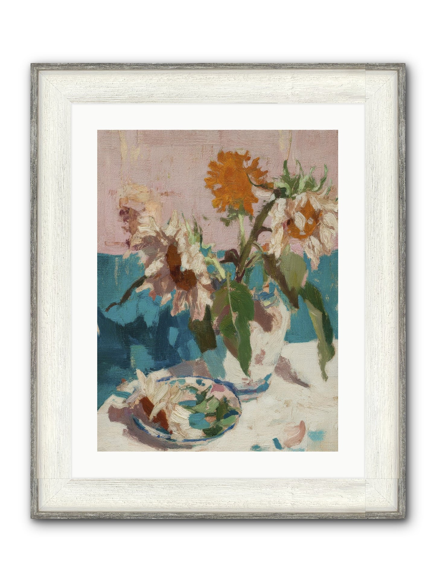 Grove Companion Framed Print - Driftwood White 18x24