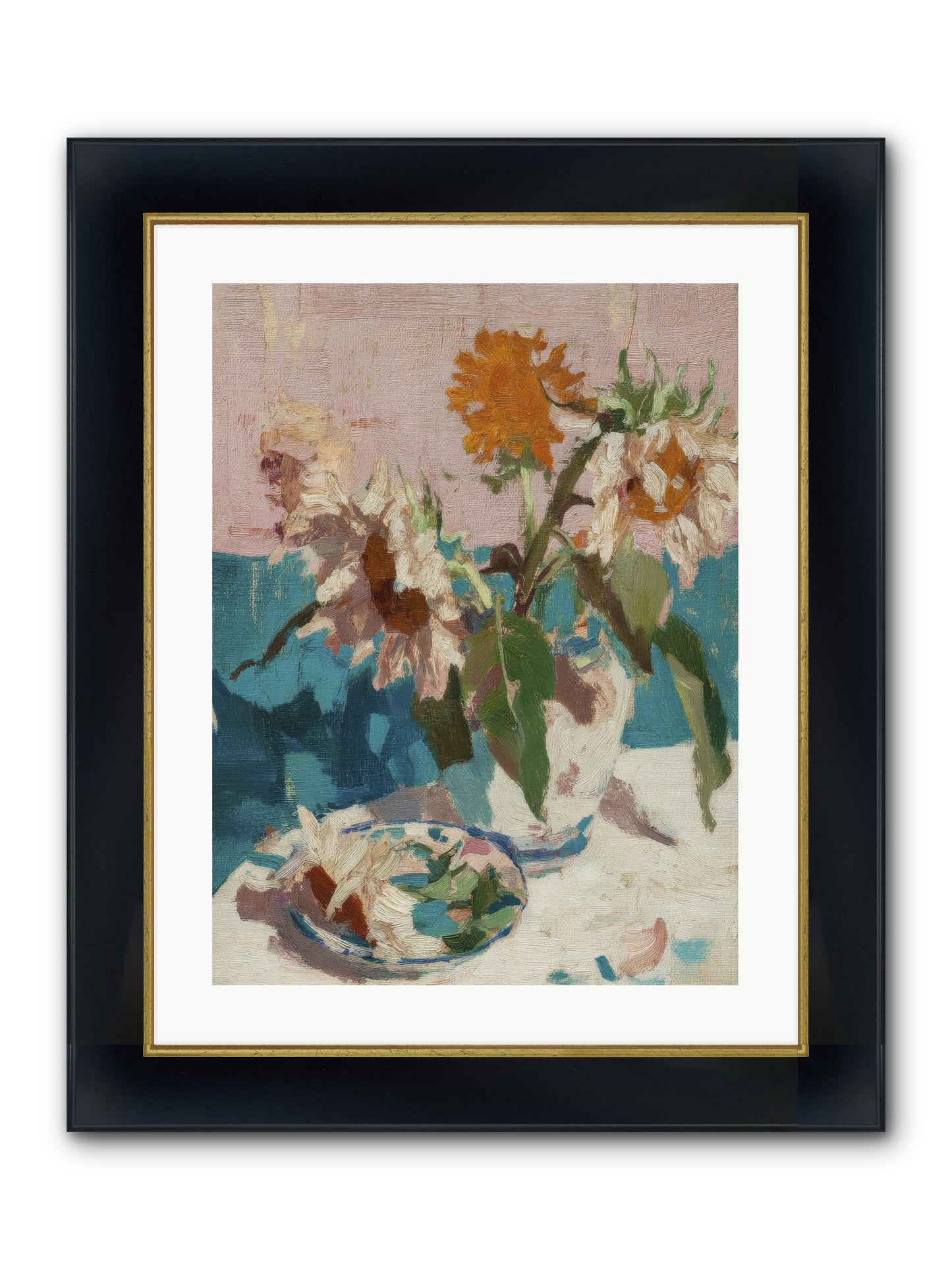 Grove Companion Framed Print - Wide Black w/Gold 18x24