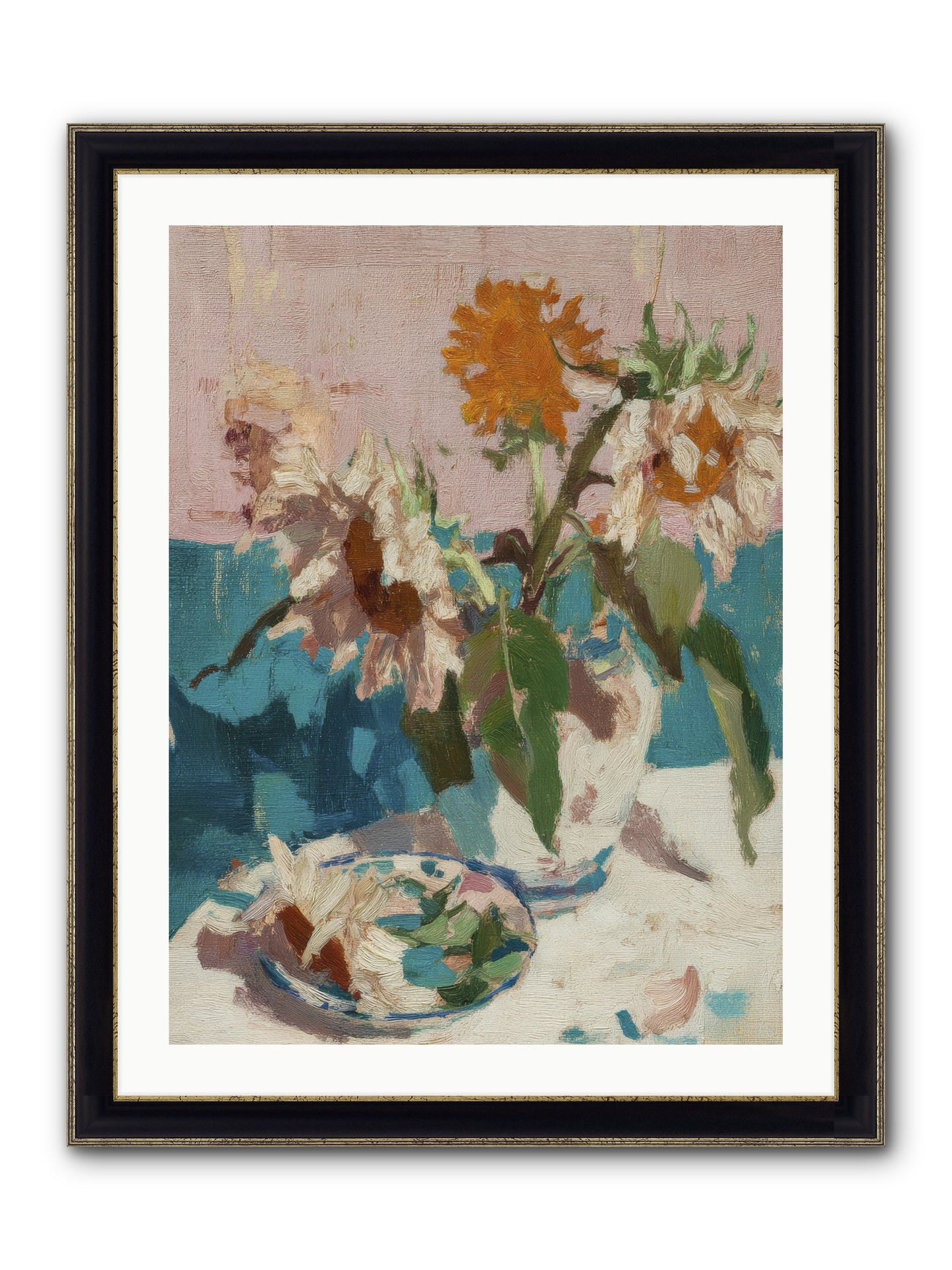 Grove Companion Framed Print - Black & Gold 24x32