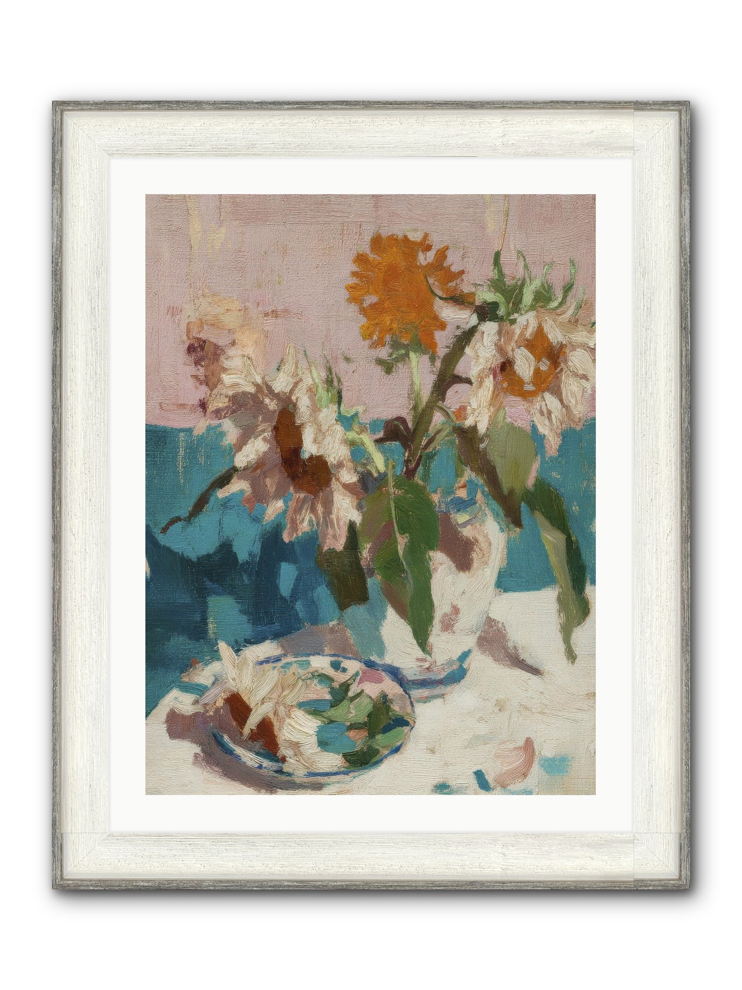 Grove Companion Framed Print - Driftwood White 24x32