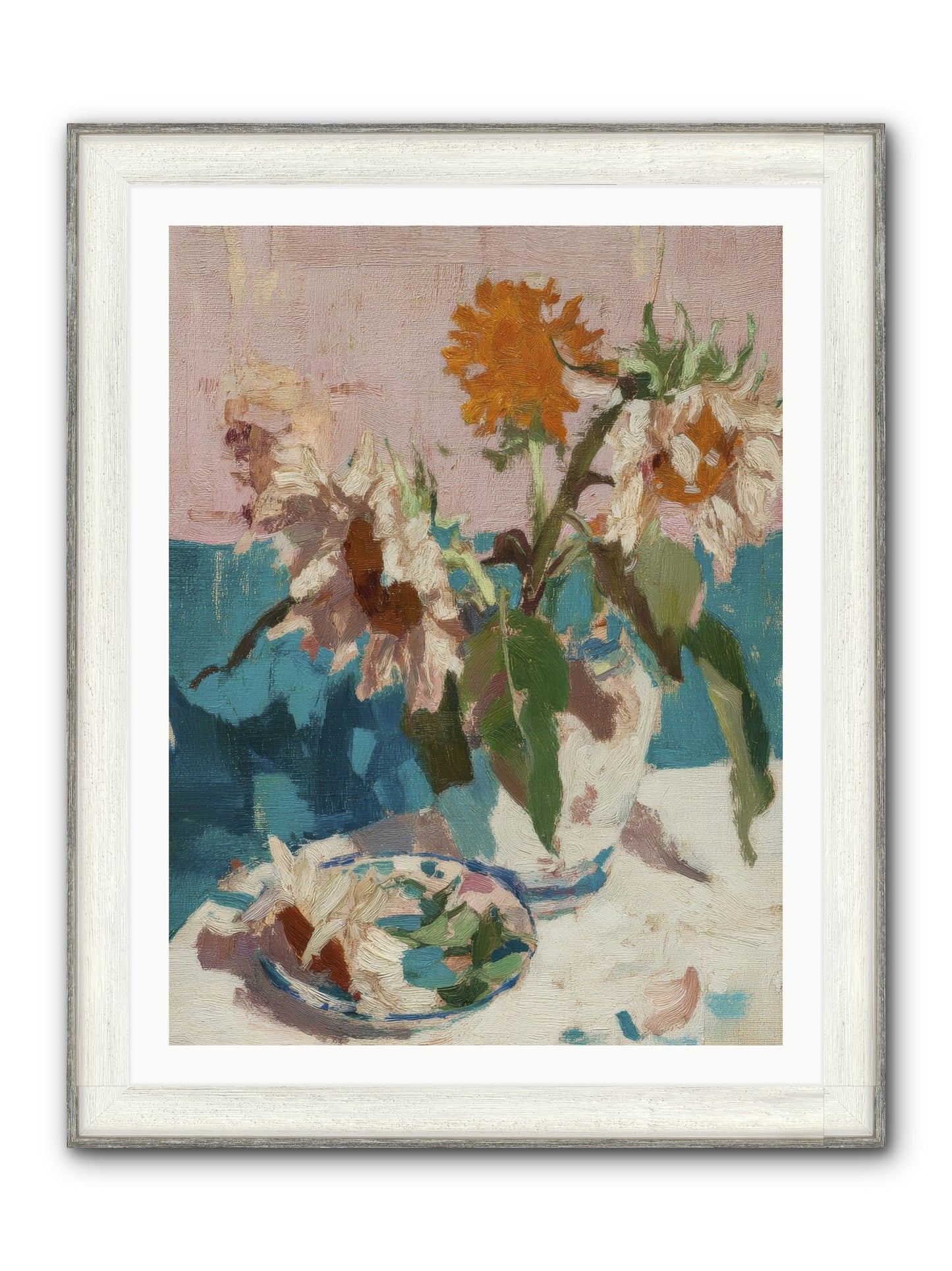 Grove Companion Framed Print - Driftwood White 30x40