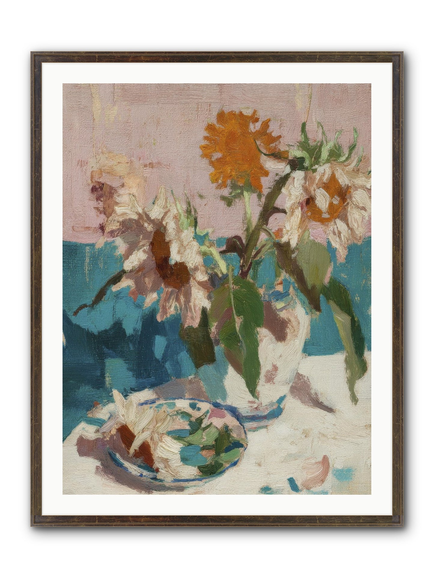 Grove Companion Framed Print - Slimwoods Black/Gold 30x40