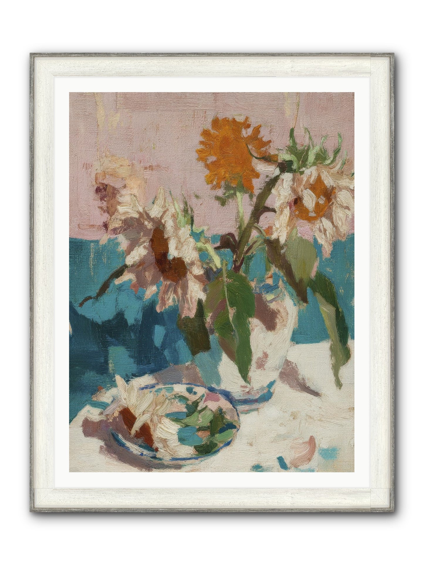 Grove Companion Framed Print - Driftwood White 36x48