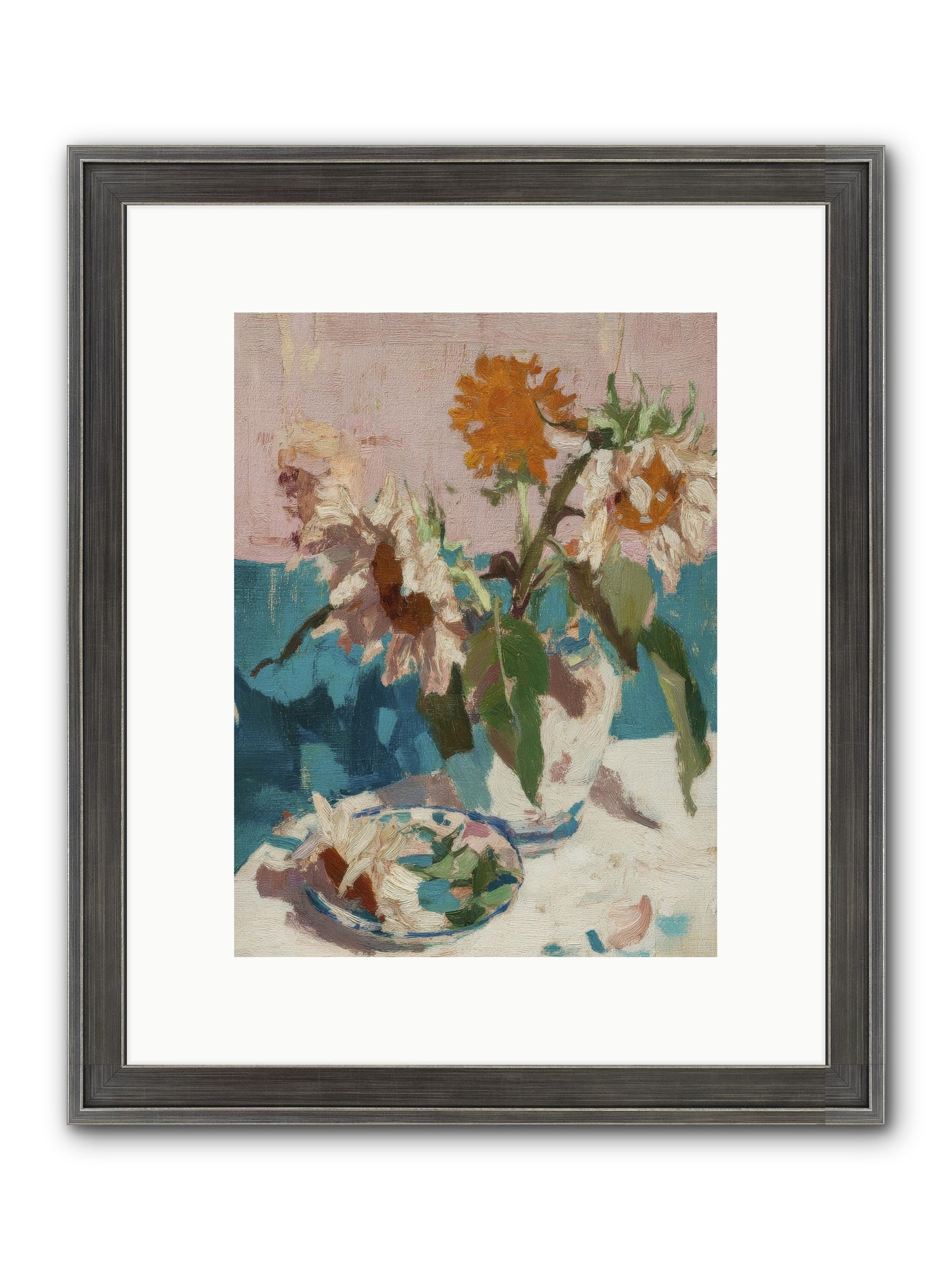 Grove Companion Framed Print - Slimwoods Black/Silver 9x12