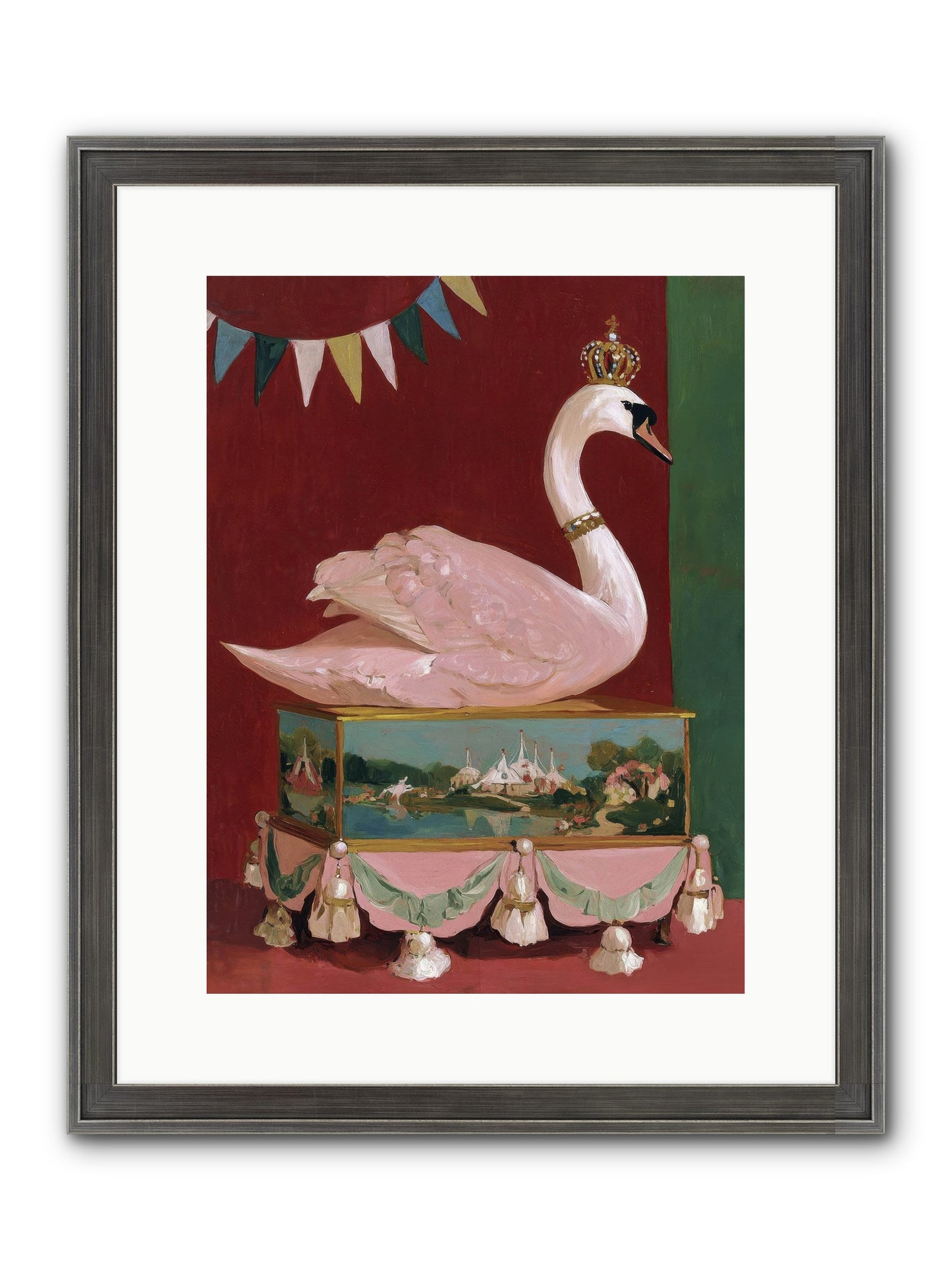 Guardian Of Secrets Framed Print - Slimwoods Black/Silver 12x16