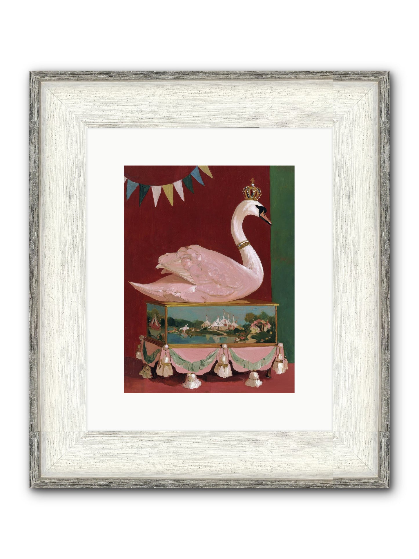 Guardian Of Secrets Framed Print - Driftwood White 9x12