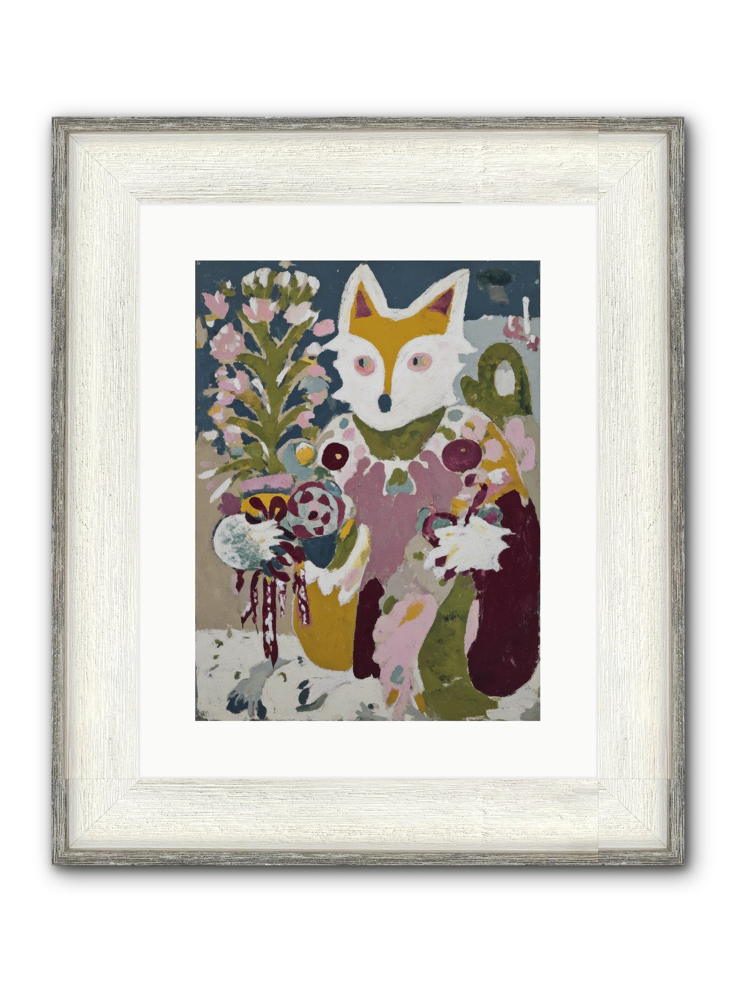Guardian Of The Glow Framed Print - Driftwood White 12x16
