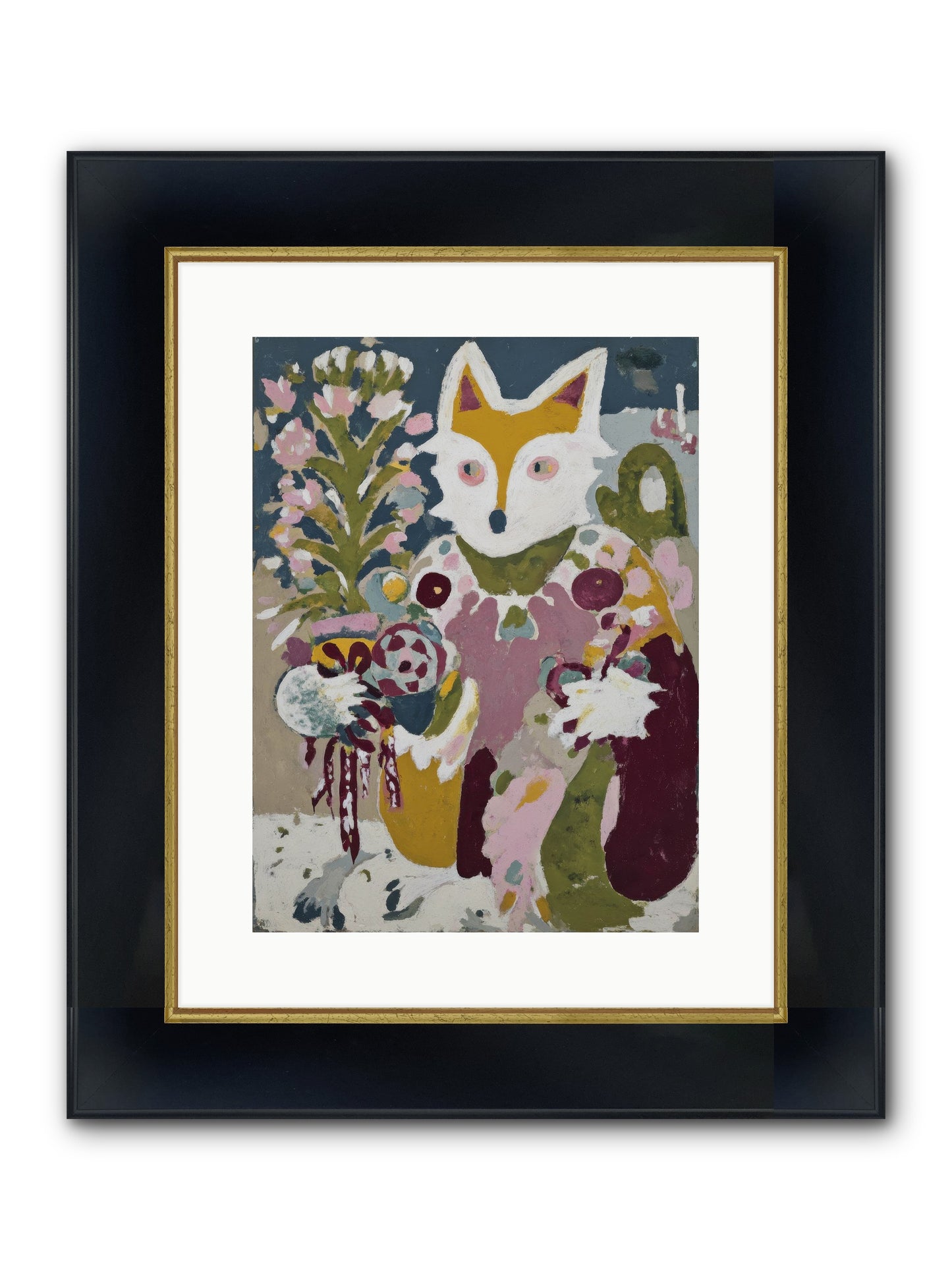 Guardian Of The Glow Framed Print - Wide Black w/Gold 12x16