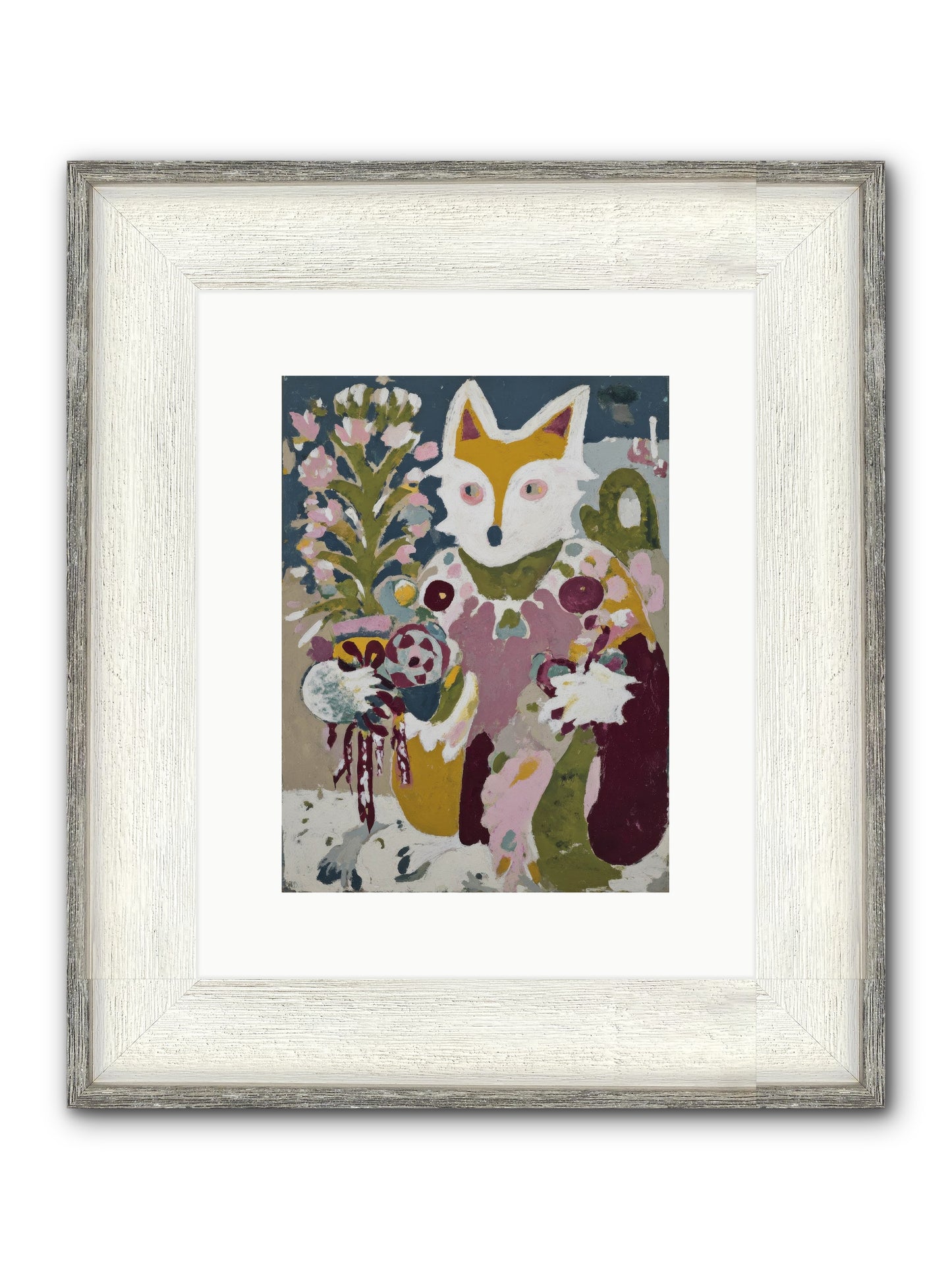 Guardian Of The Glow Framed Print - Driftwood White 9x12