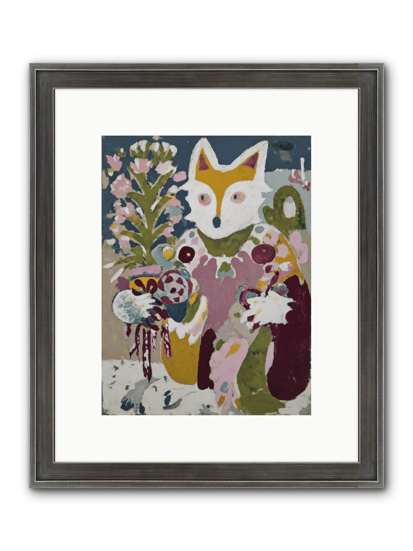 Guardian Of The Glow Framed Print - Slimwoods Black/Silver 9x12