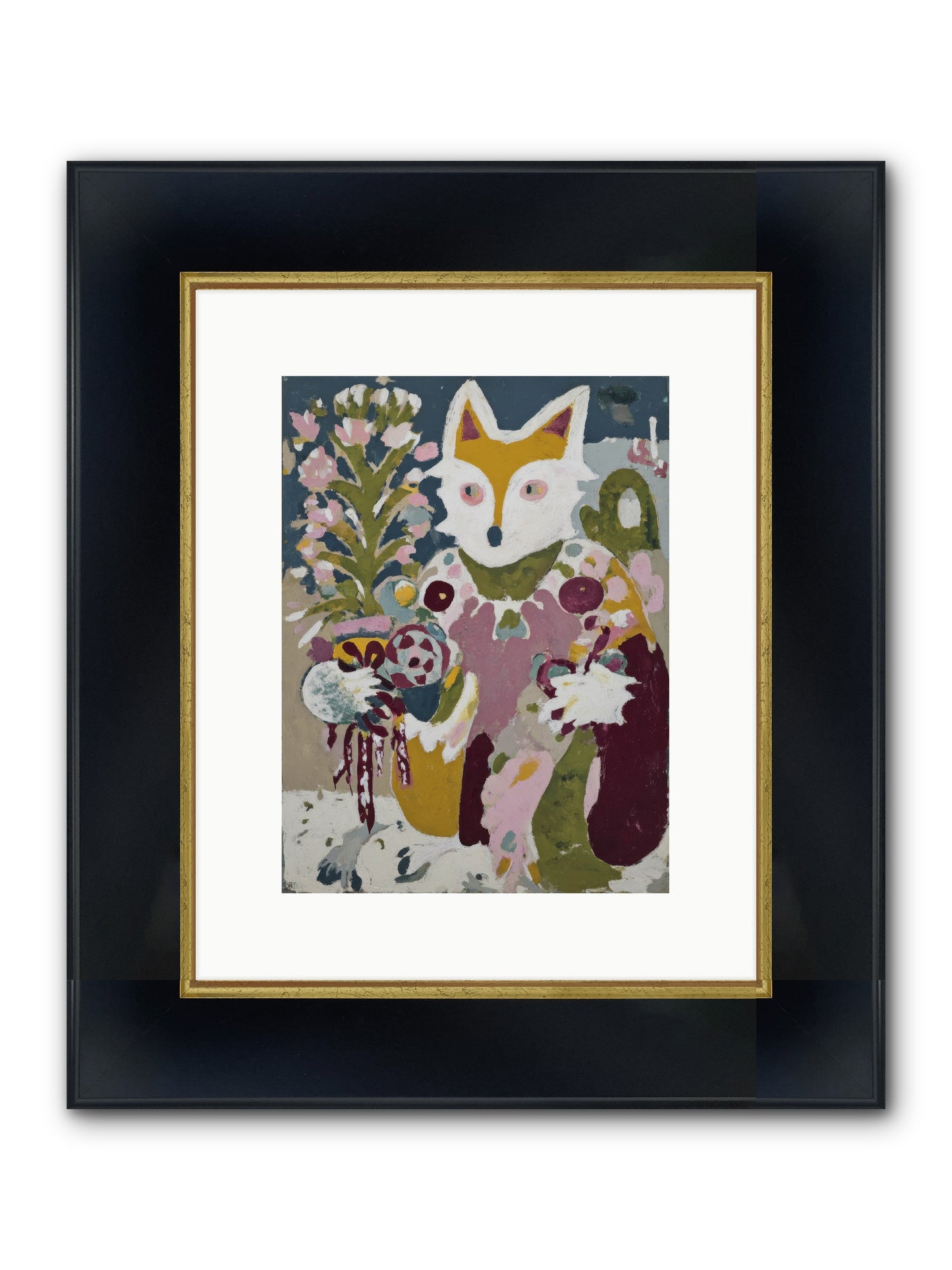 Guardian Of The Glow Framed Print - Wide Black w/Gold 9x12
