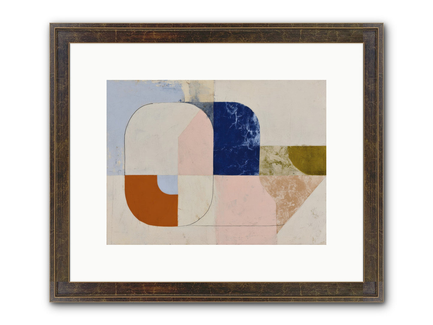 Halbrook Ridge Framed Print - Slimwoods Black/Gold 12x9