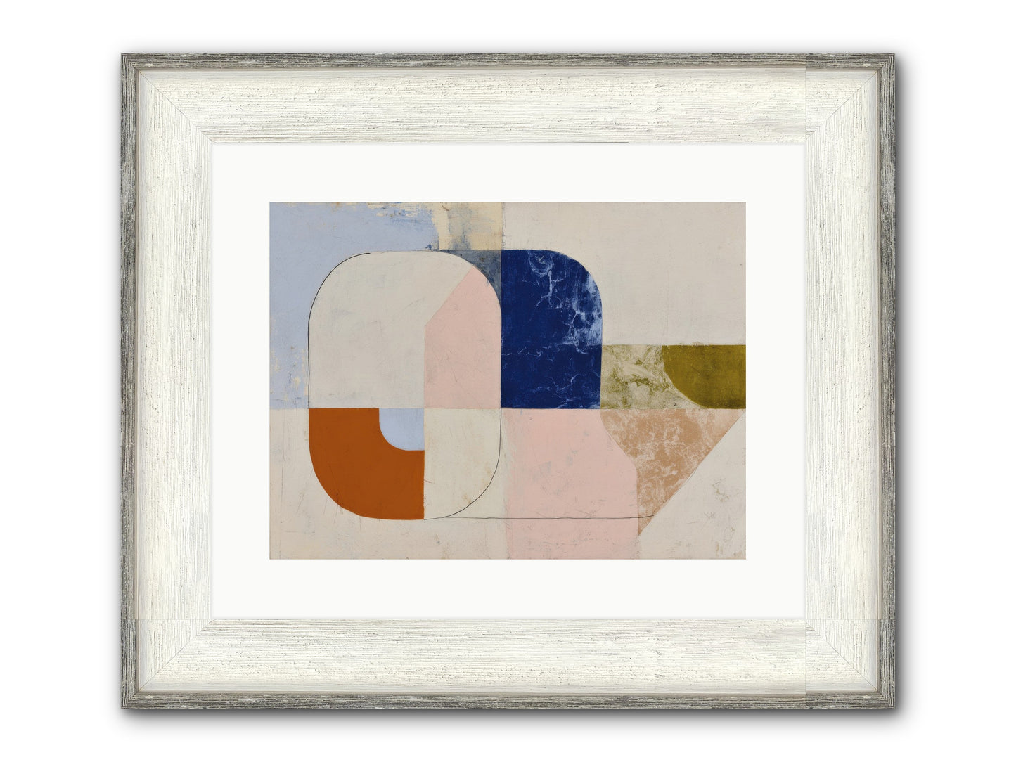 Halbrook Ridge Framed Print - Driftwood White 16x12