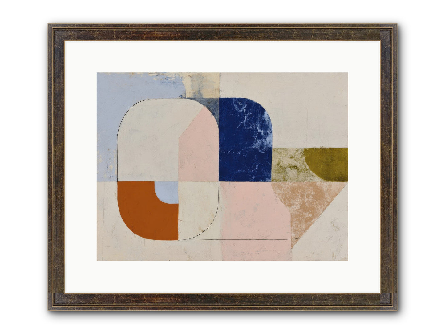 Halbrook Ridge Framed Print - Slimwoods Black/Gold 16x12