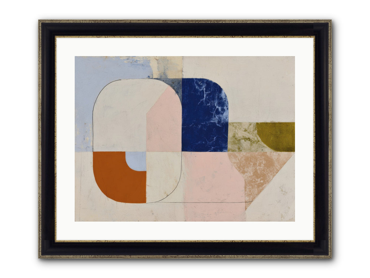 Halbrook Ridge Framed Print - Black & Gold 24x18