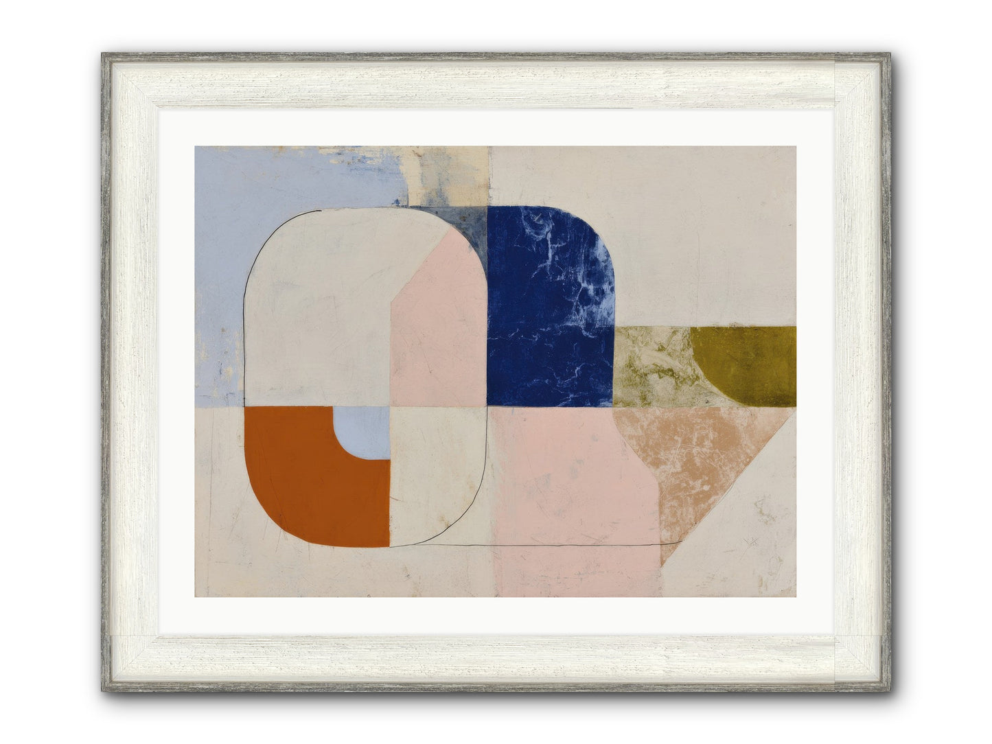 Halbrook Ridge Framed Print - Driftwood White 32x24