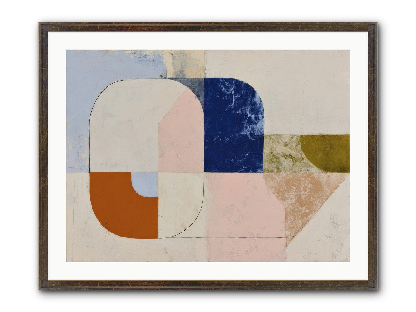 Halbrook Ridge Framed Print - Slimwoods Black/Gold 32x24