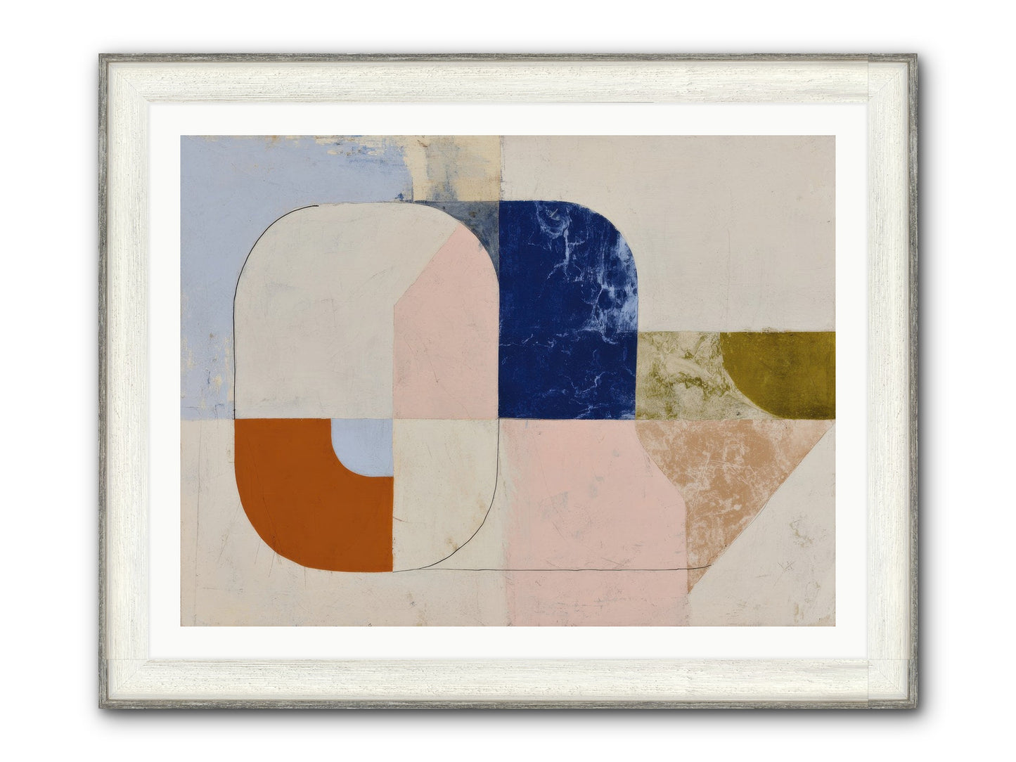 Halbrook Ridge Framed Print - Driftwood White 40x30