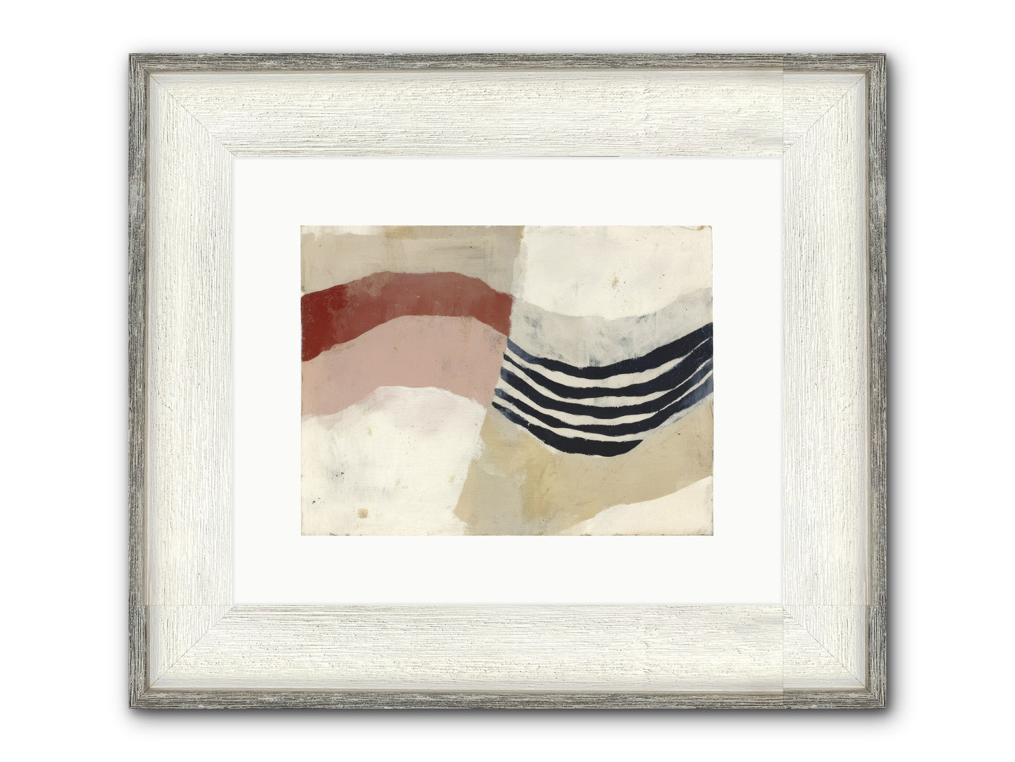 Haloed Framed Print - Driftwood White 12x9