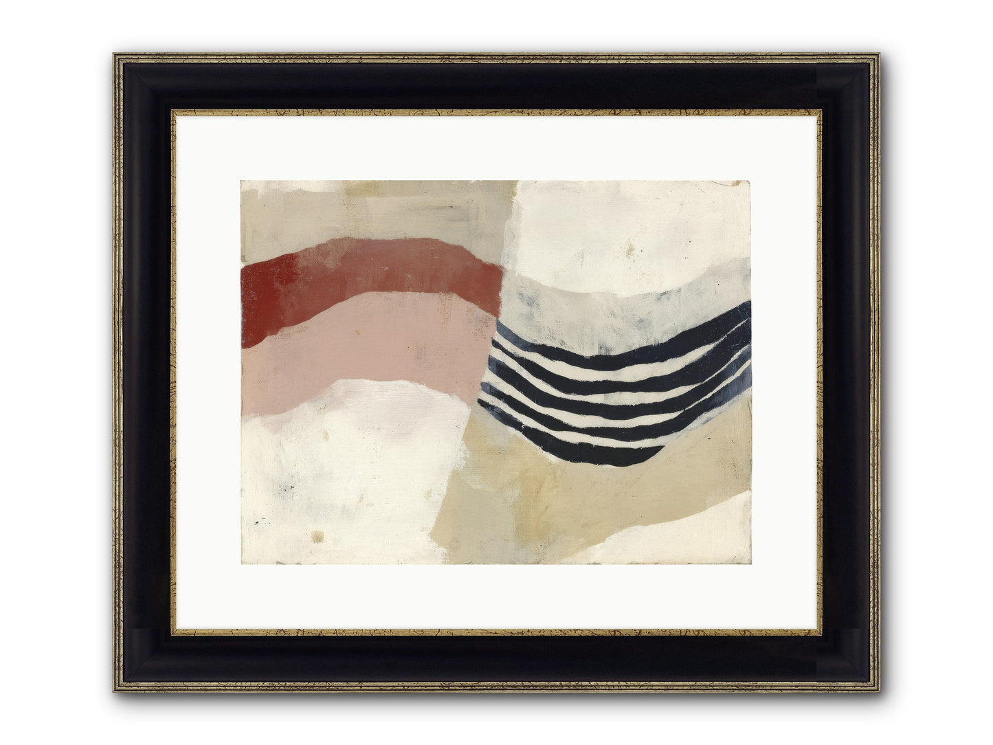 Haloed Framed Print - Black & Gold 16x12