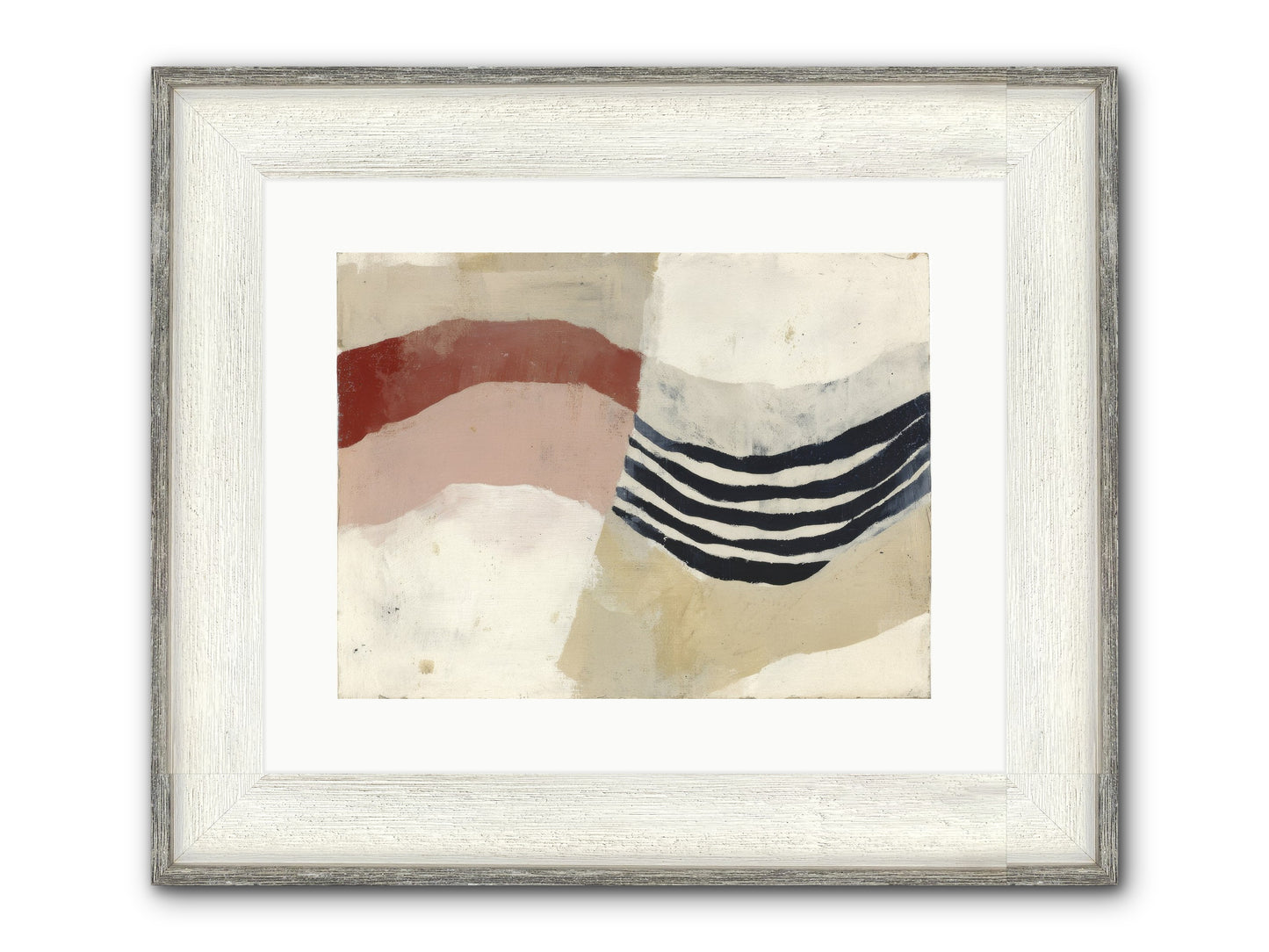 Haloed Framed Print - Driftwood White 16x12