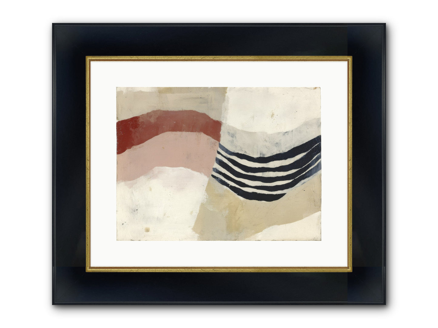 Haloed Framed Print - Wide Black w/Gold 16x12