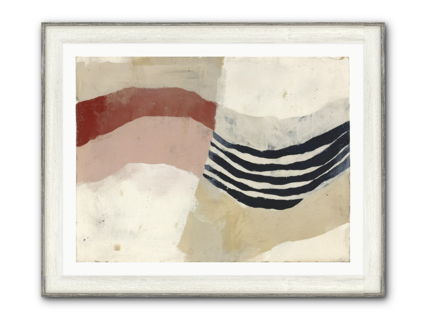 Haloed Framed Print - Driftwood White 40x30