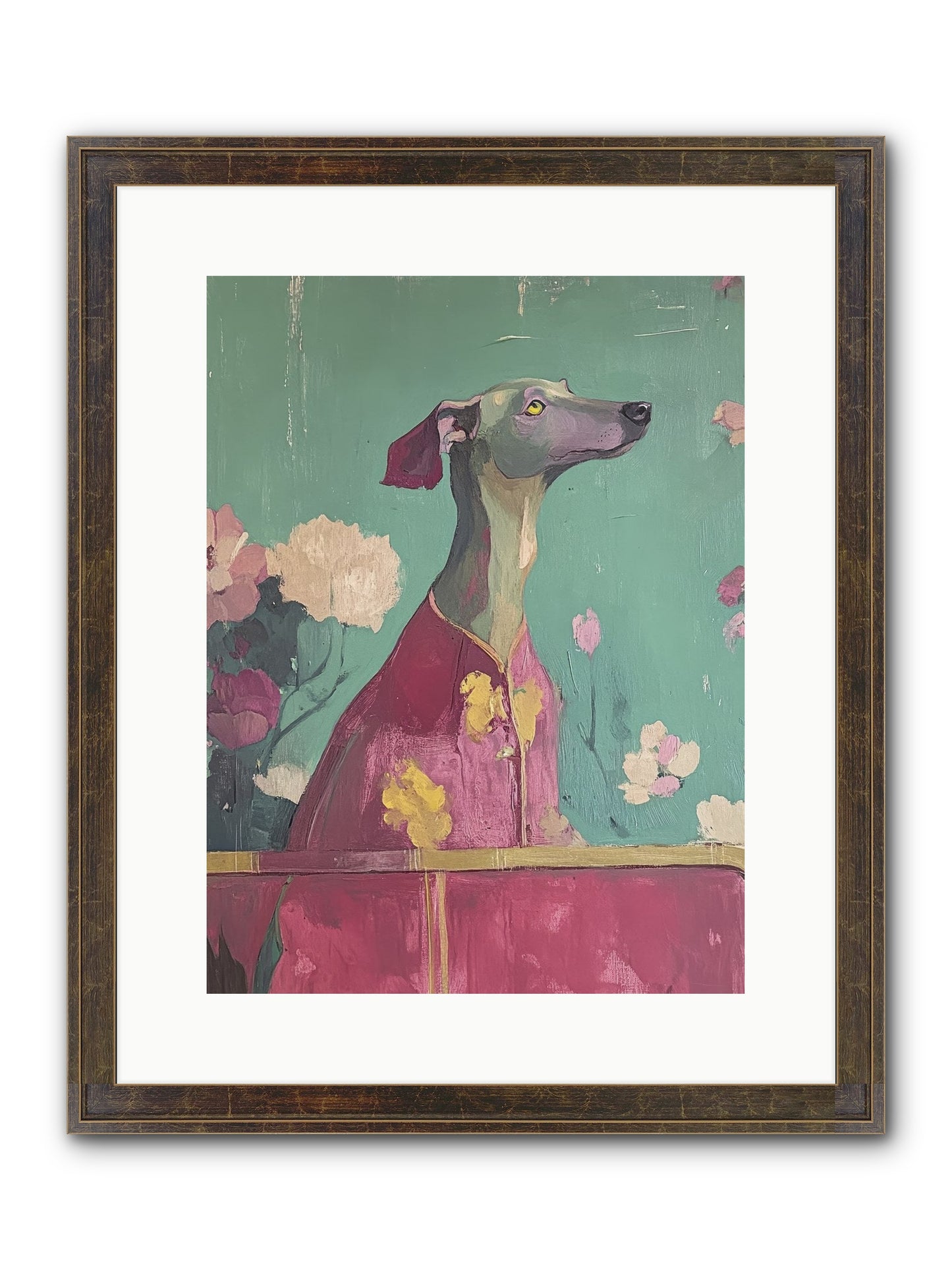 Happiness Incarnate Framed Print - Slimwoods Black/Gold 12x16