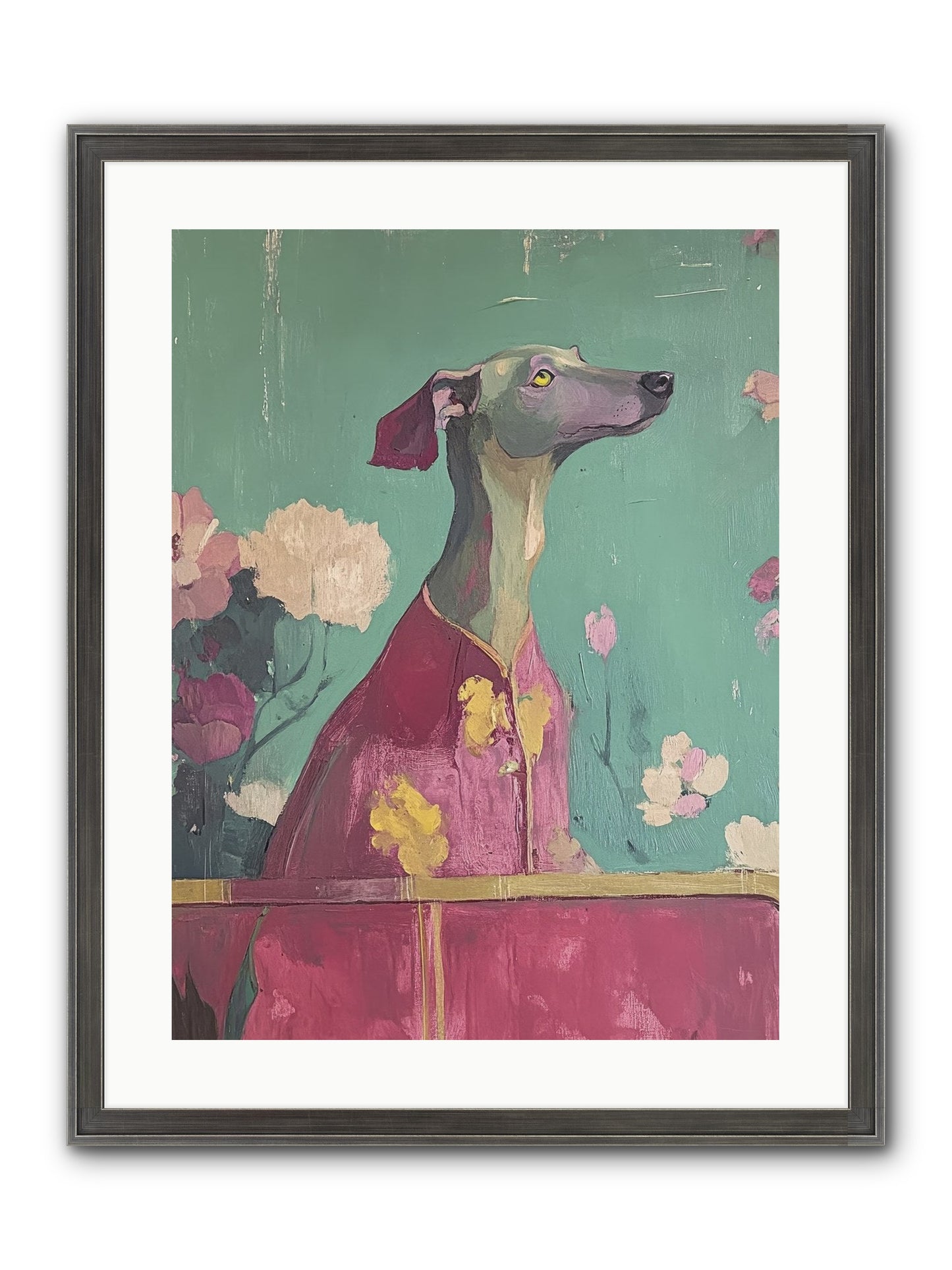 Happiness Incarnate Framed Print - Slimwoods Black/Silver 18x24