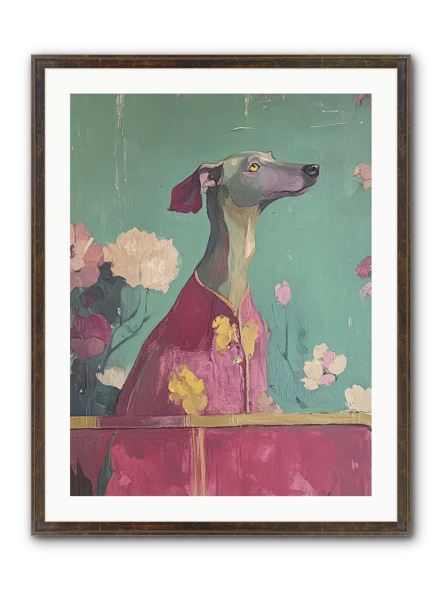Happiness Incarnate Framed Print - Slimwoods Black/Gold 24x32