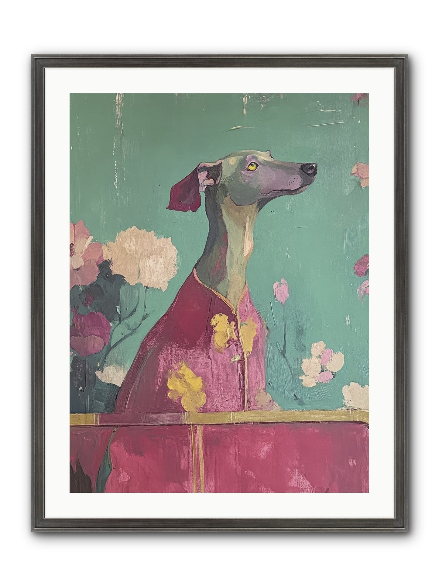 Happiness Incarnate Framed Print - Slimwoods Black/Silver 24x32