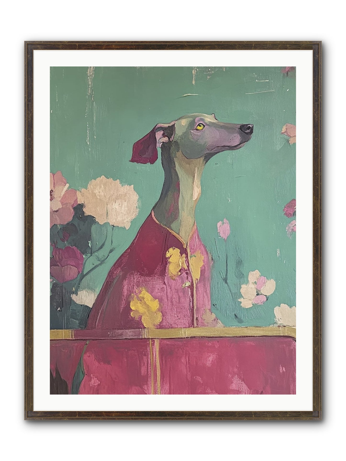 Happiness Incarnate Framed Print - Slimwoods Black/Gold 30x40