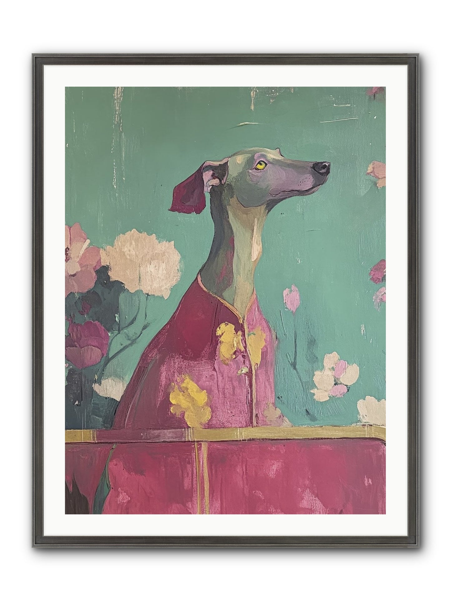 Happiness Incarnate Framed Print - Slimwoods Black/Silver 30x40