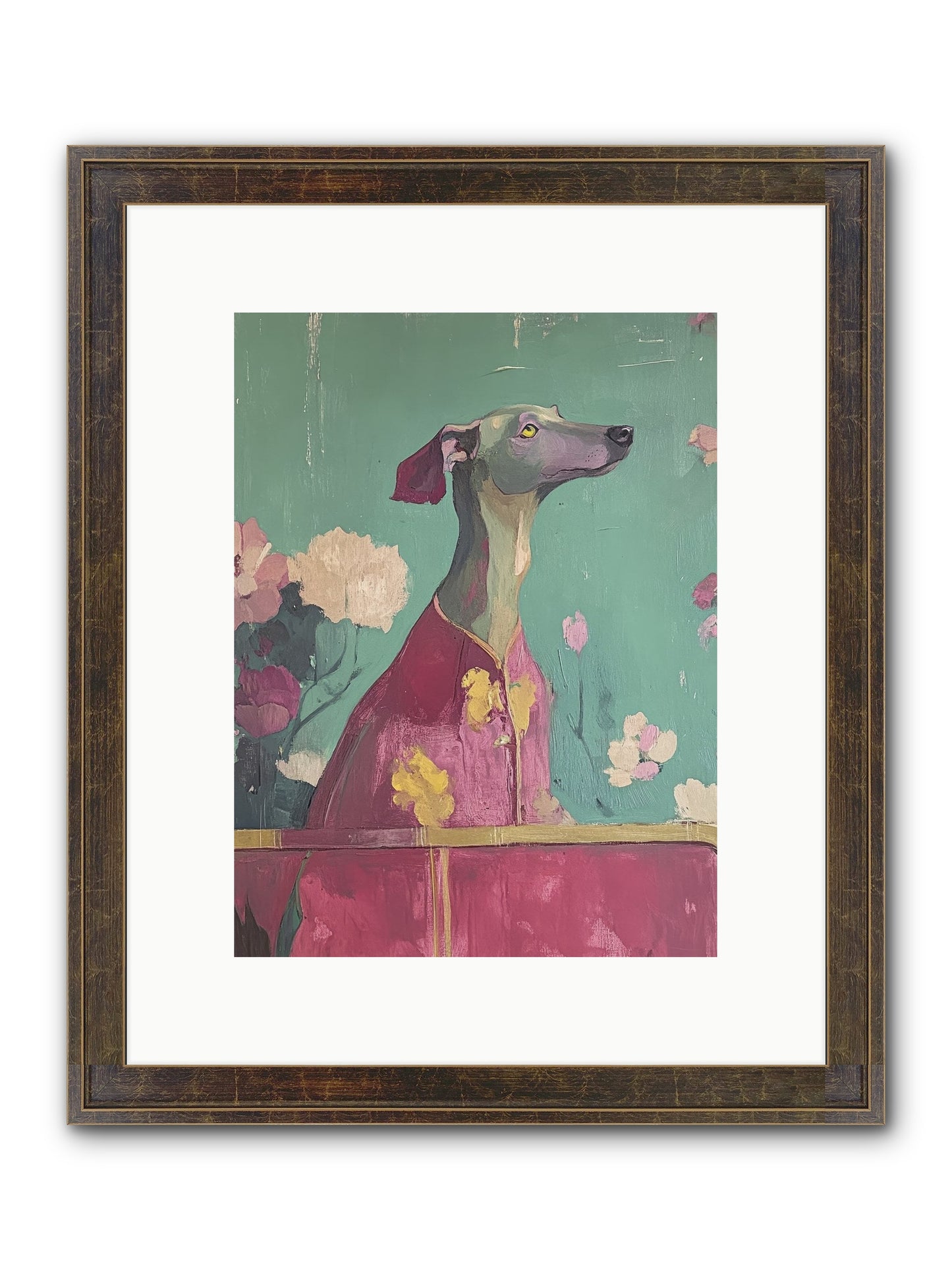 Happiness Incarnate Framed Print - Slimwoods Black/Gold 9x12